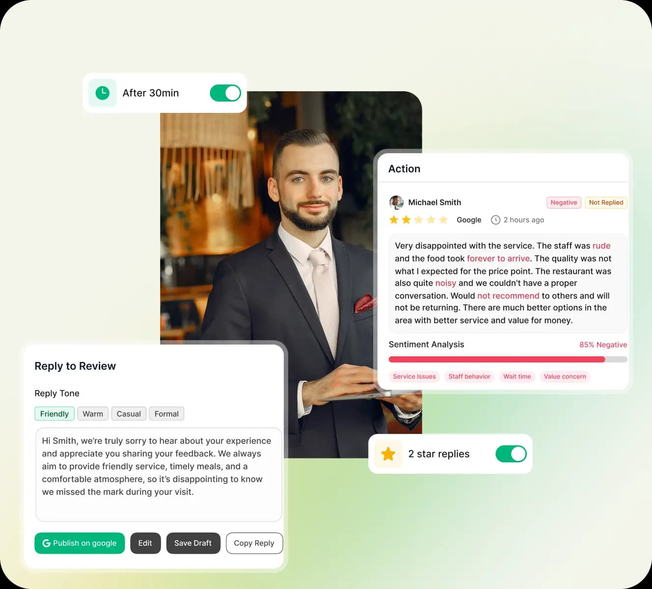 Handle Reviews And Fix Issues Fast